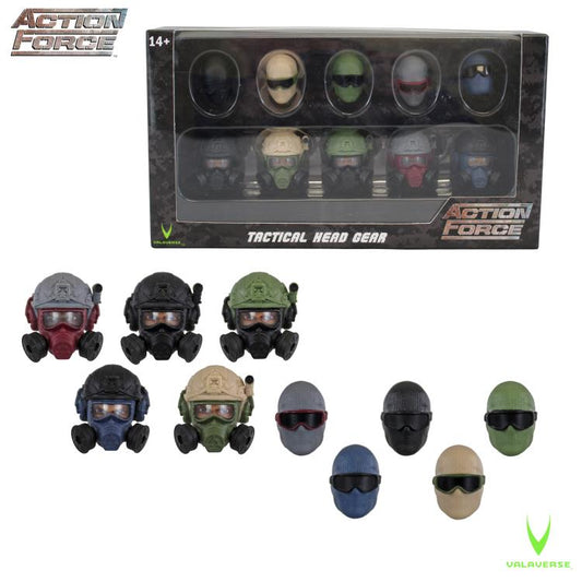 Action Force Tactical Head Gear 1/12 Scale Accessory Set