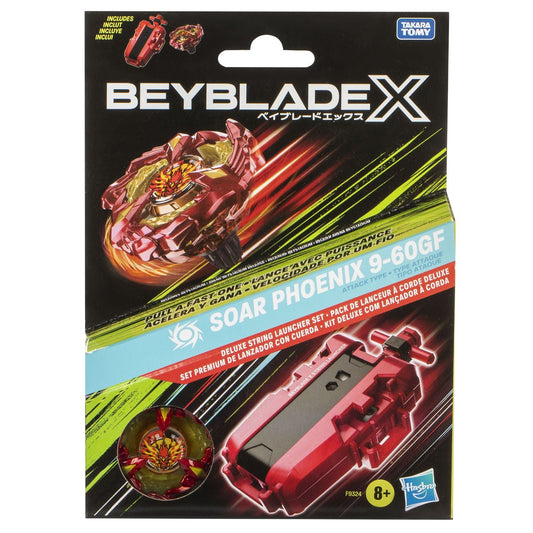 Beyblade X Soar Phoenix Deluxe String Launcher Set