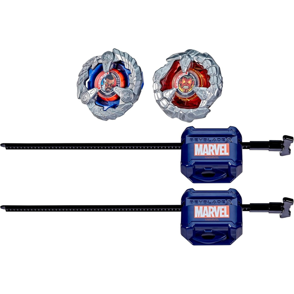 Beyblade X Marvel Collab Captain America 4-70GB vs. Red Hulk 1-80R Multipack