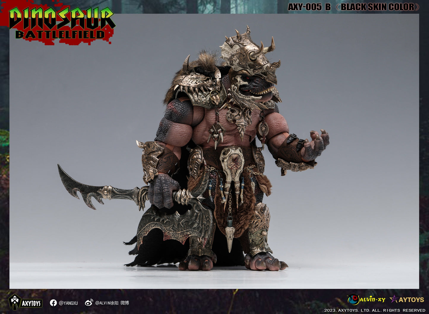 Dinosaur Battlefield - King Tyrannosaurus Deluxe - 1/12 Scale