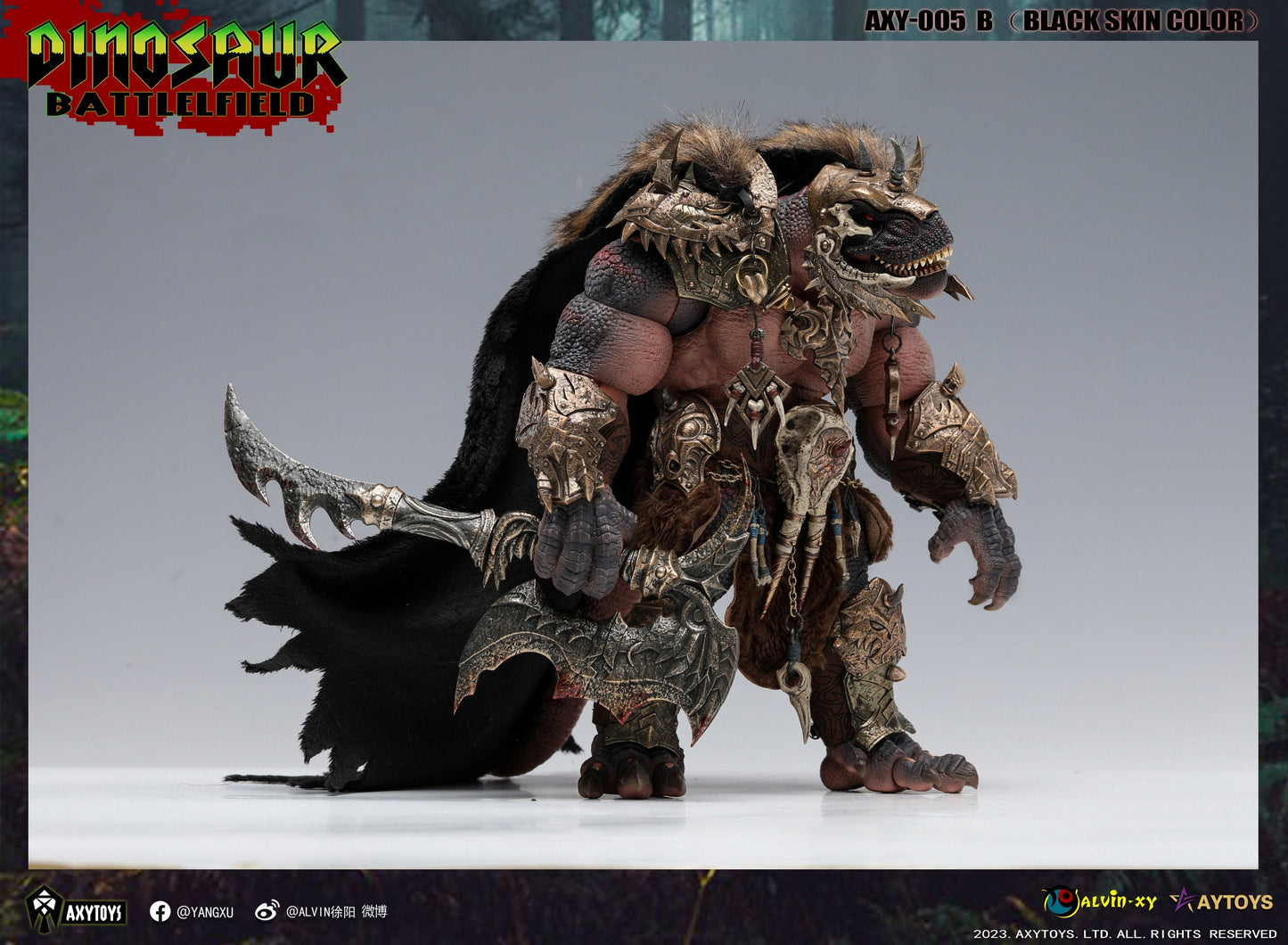 Dinosaur Battlefield - King Tyrannosaurus Deluxe - 1/12 Scale