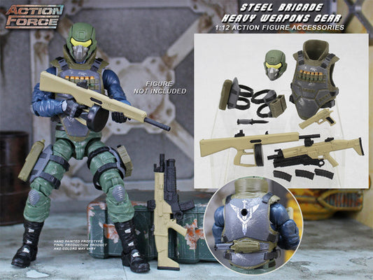 Action Force Steel Brigade Gear 1/12 Scale Accessory Set