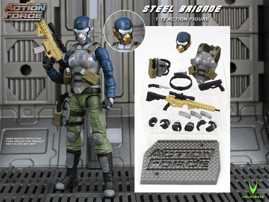 Action Force Steel Brigade 1/12 Scale Figure - Female