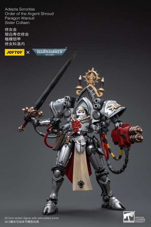 Joytoy - Warhammer 40k - Adepta Sororitas - Order of the Argent Shroud Paragon - Warsuit Sister Collaen