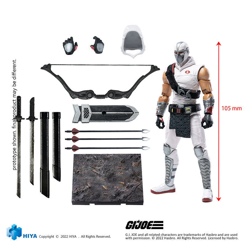 HIYA Exquisite Mini Series 1/18 Scale 4 Inch G.I.Joe Storm Shadow Action Figure