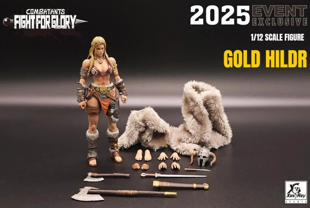 Combatants Fight For Glory - Gold Hildr 1/12 Scale Action Figure - 2025 Event Exclusive