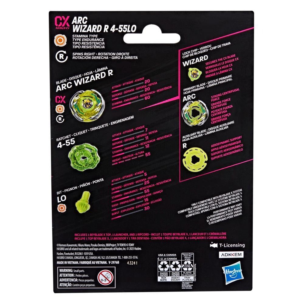 Beyblade X Arc Wizard R 4-55LO CX Starter Pack