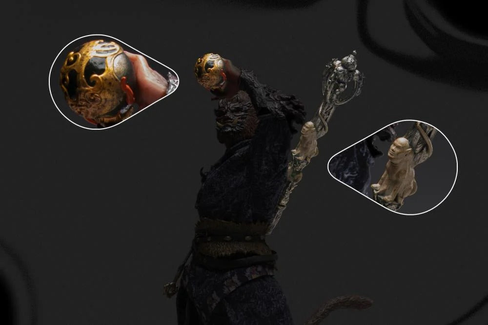 INART - Black Myth: Wukong The Destined One in Bronze Armor - 1/12 Scale Action Figure - Deluxe Version