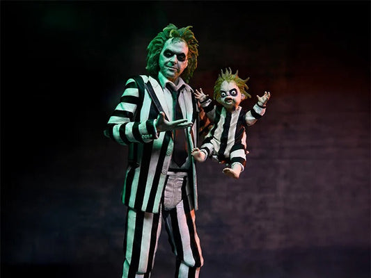 Beetlejuice Beetlejuice - Ultimate "Striped Suit" Beetlejuice Action Figure (Sub-Par Packaging)