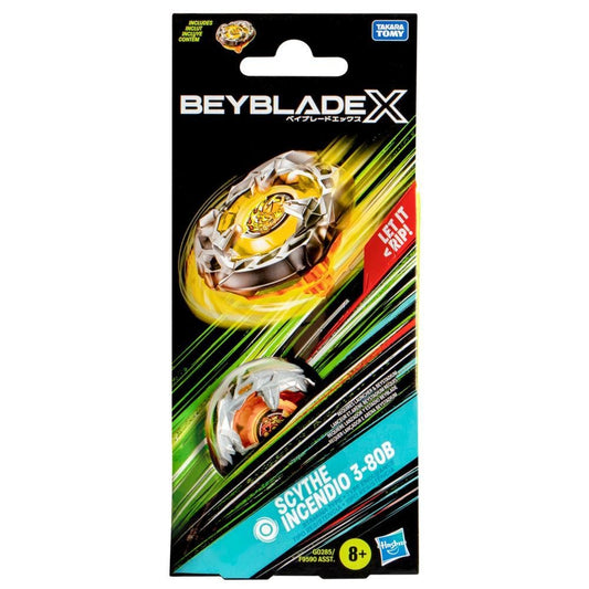 Beyblade X Scythe Incendio 3-80B Top Booster Pack