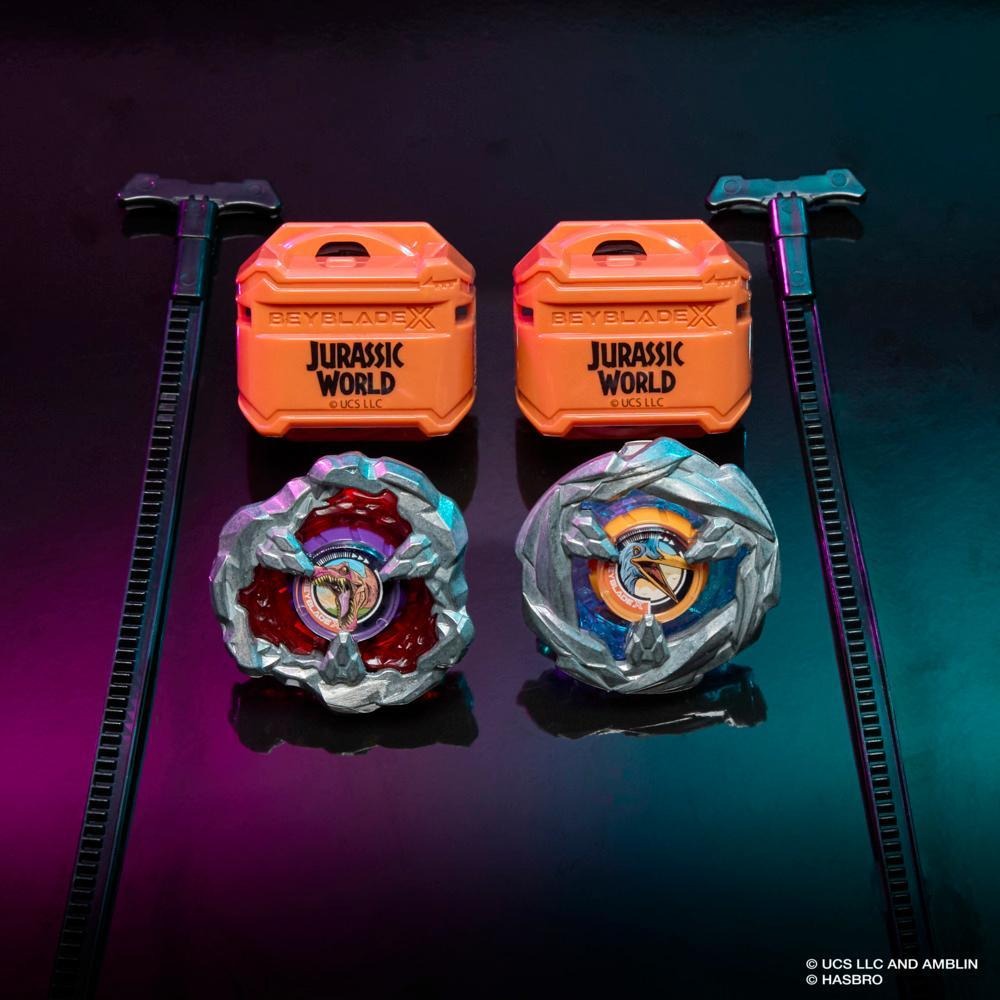 Beyblade X Jurassic World Collab Spinosaurus vs. Quetzalcoatlus Multipack
