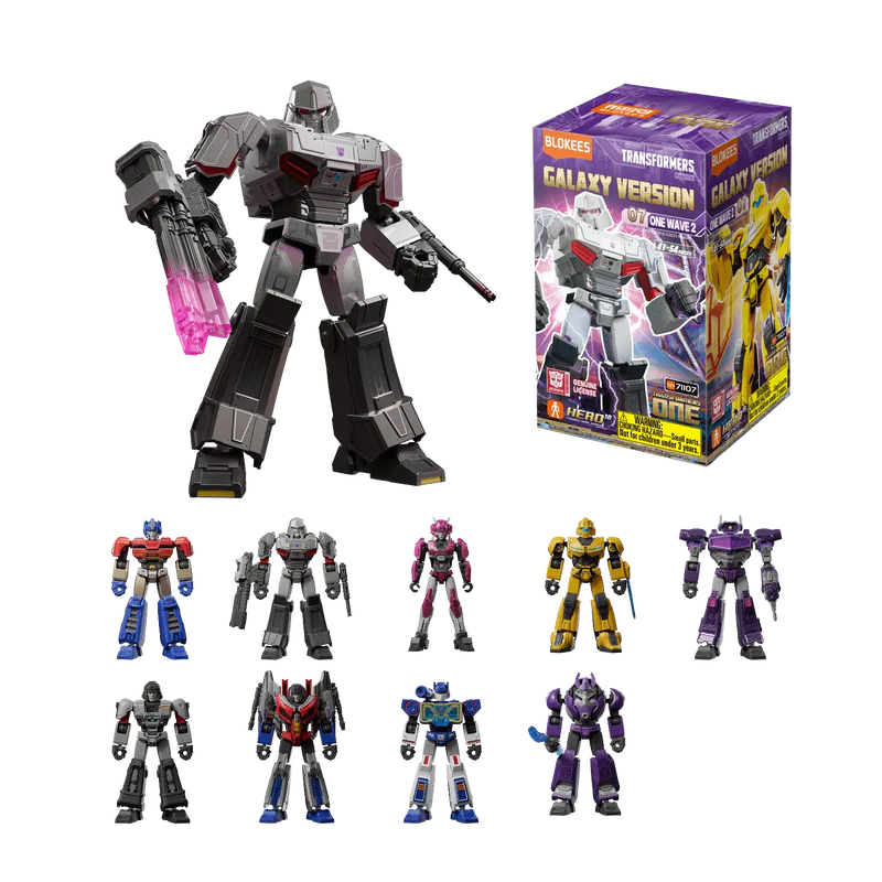 Blokees - Transformers Galaxy Version 07 - One Wave 2 - Set of 9