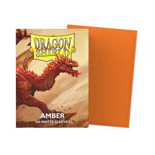 Dragon Shield Standard - Amber Matte - 100ct