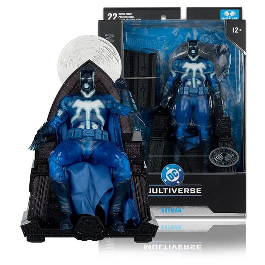 DC Multiverse Collector Edition - Darkseid War - Batman with Mobius Chair - Platinum / Chase
