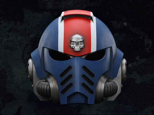 JOYTOY - Ultramarines Lieutenant Titus' MKX Helmet (preorder Q1 2026)