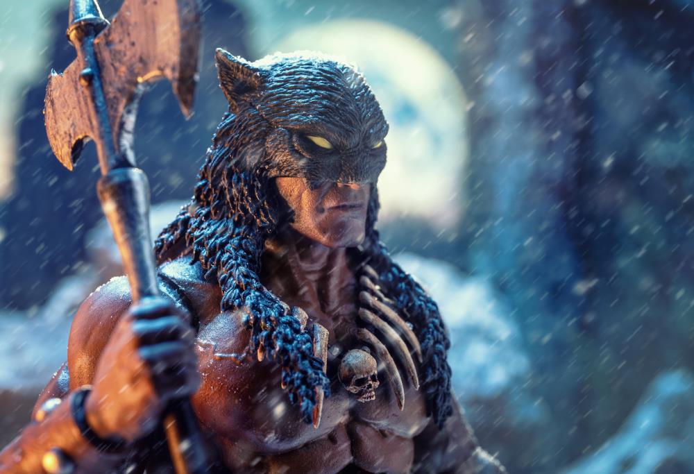 Fire and Ice - Dark Wolf - 1/12 Scale Action Figure
