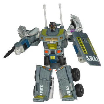 Hasbro Transformers Universe ONSLAUGHT Decepticon Ultra Class open box missing two guns