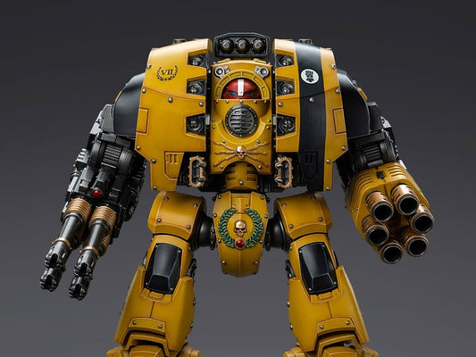 Joy Toy - Warhammer 40K - Imperial Fists - Leviathan Dreadnought with Cyclonic Melta Lance and Storm Cannon