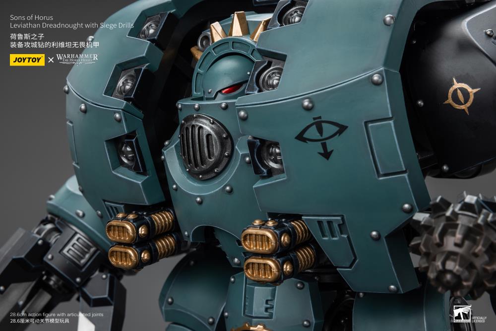 Joy Toy - Warhammer 40K - Sons of Horus - Leviathan Dreadnought with Siege Drill and Siege Claw