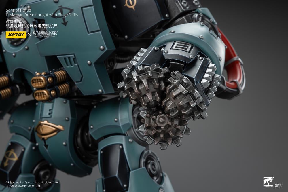 Joy Toy - Warhammer 40K - Sons of Horus - Leviathan Dreadnought with Siege Drill and Siege Claw