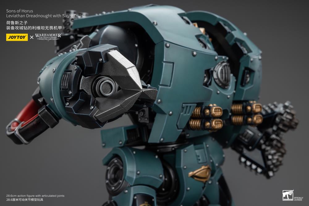 Joy Toy - Warhammer 40K - Sons of Horus - Leviathan Dreadnought with Siege Drill and Siege Claw